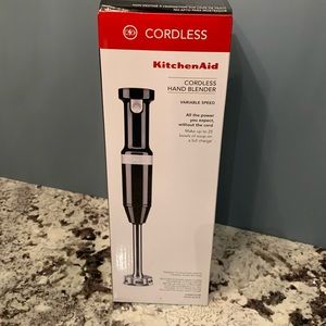 Kitchen Aid Cordless Hand Blendr NEW in box.